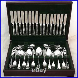 CORONET Design GEORGE BUTLER Silver Service 84 Piece Canteen of Cutlery Set