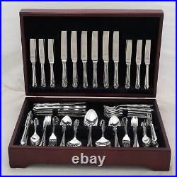 CORONET Design POSTON & CO SHEFFIELD Silver Service 127 Piece Canteen of Cutlery