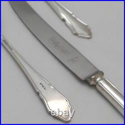 CORONET Design Sheffield Made Silver Service 56 Piece Canteen of Cutlery Set