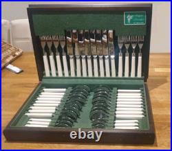Canteen Cutlery Set Vintage 1987 Regalia Silver Plate Sheffield 56 Piece Set