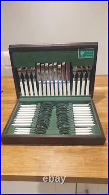Canteen Cutlery Set Vintage 1987 Regalia Silver Plate Sheffield 56 Piece Set