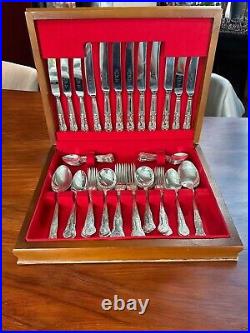 Canteen Cutlery Silver Plated 50 Piece Kings Pattern Design