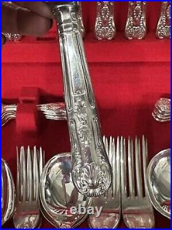 Canteen Cutlery Silver Plated 50 Piece Kings Pattern Design