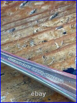 Canteen Of Cutlery Oneida Community Plate 38 Piece Rare Antique British