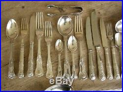 Canteen Silver Plate Kings Pattern Cutlery 158 Pieces 12 Places Thomas Armstrong