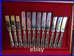 Canteen of 44 Pieces Silver Plated Cutlery for 6 James Ryals Sheffield Dubarry