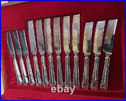 Canteen of 44 Pieces Silver Plated Cutlery for 6 James Ryals Sheffield Dubarry