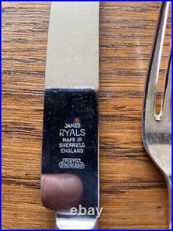 Canteen of 44 Pieces Silver Plated Cutlery for 6 James Ryals Sheffield Dubarry