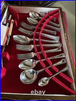 Canteen of 52 Pieces Silver Plated Cutlery for 6 James Ryals Sheffield Fulwood
