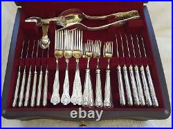 Canteen of 70 Piece of Kings Pattern Silver Plated Cutlery from Sheffield, RARE