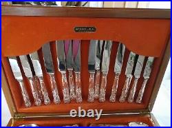 Canteen of Cutlery, 8 Place Setting, Kings Pattern, EPNS, 84 Matching Pieces