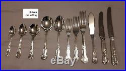 Canteen of cutlery silver plated Kings design 146 pieces