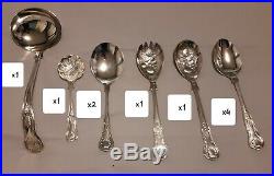Canteen of cutlery silver plated Kings design 146 pieces