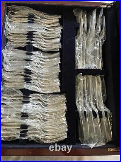 Carrs UNUSED 150 Piece Canteen Of Finest Silver EPNS Plated Sheffield Cutlery