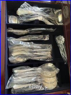Carrs UNUSED 150 Piece Canteen Of Finest Silver EPNS Plated Sheffield Cutlery