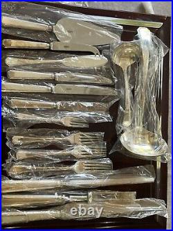 Carrs UNUSED 150 Piece Canteen Of Finest Silver EPNS Plated Sheffield Cutlery