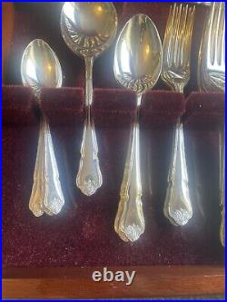 Cavendish Butler vintage 44piece Silver Plated Canteen Of Cutler