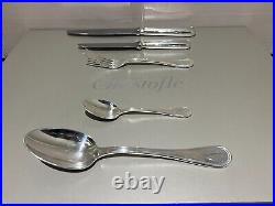 Christofle ALBI Cutlery Set 36-Piece Silver-Plated Flatware Set with Chest