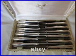 Christofle Alfenide Paris model silver plated 99 piece cutlery set