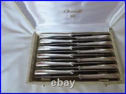 Christofle Alfenide Paris model silver plated 99 piece cutlery set