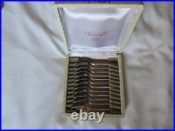 Christofle Alfenide Paris model silver plated 99 piece cutlery set