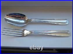 Christofle Alfenide Paris model silver plated 99 piece cutlery set