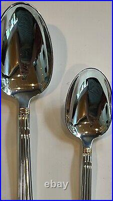 Christofle Aria Gold (10-22) Silver-Plate Five-Piece Formal Setting (185)