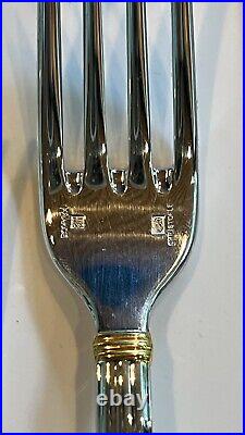 Christofle Aria Gold (10-22) Silver-Plate Five-Piece Formal Setting (185)