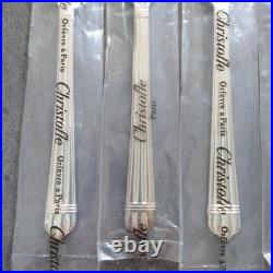 Christofle Aria Silver Plate Tableware Cake Fork 6 pieces Set Including Unopened