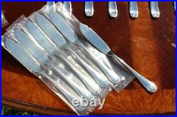 Christofle Berain Coquile Silver Plated 36 Pieces Set in Six setting