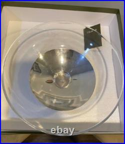 Christofle Crystal Fruit Bowl & Silver Plate 2 Pieces