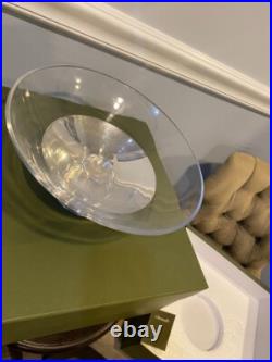 Christofle Crystal Fruit Bowl & Silver Plate 2 Pieces