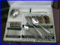 Christofle Cutlery Set Marot Berain 37 Pieces Silver Plated