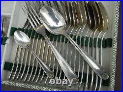 Christofle Cutlery Set Marot Berain 37 Pieces Silver Plated