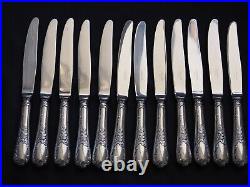 Christofle France'Marly' Flatware Set Silverplated Dinner Cutlery 49 pieces