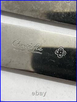 Christofle France flatware louis xv chrysanthemum Silver Plate 34 piece flatware