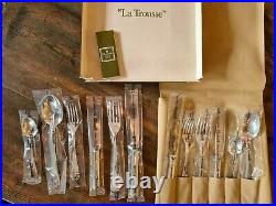 Christofle La Trousse Silver Plated 24 piece cutlery set sealed. Never used