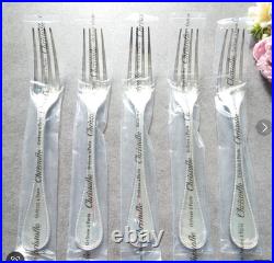 Christofle Malmaison 5 piece table fork Vintage Silver Plate Luxury 20.7cm Japan