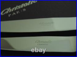 Christofle Malmaison Silver Plated Flatware/Cutlery Service for 8 56 pieces
