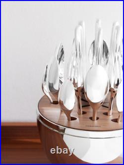 Christofle Mood Easy Silver Plate 25-piece Set W Egg Capsule #0065699 Brand Nib