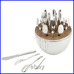 Christofle Mood Party Silver Plate 25-piece Set W Egg Capsule #0065599 Brand Nib