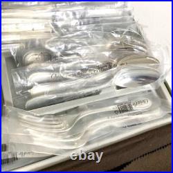 Christofle Pearl Cutlery Set 29 Pieces Silver Plated Flatware Vintage Tableware