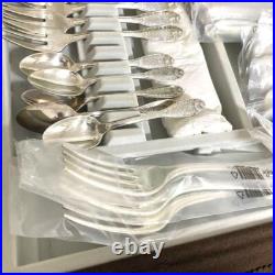Christofle Pearl Cutlery Set 29 Pieces Silver Plated Flatware Vintage Tableware