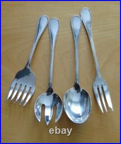 Christofle Silver Plated Albi Pattern Serving Pieces x4