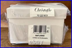 Christofle Silverplate Art Deco Large Caviar Serving Set New Insert Bowl Sleek