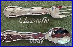 Christofle Silverplated Two-Piece Baby Flatware Set