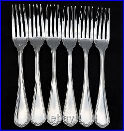 Christofle Spatours 12 piece Fish Knives & Forks Cutlery Set Silver Plated