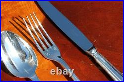 Christofle Spatours Silver Plated 18 Pieces Flatware Set for Six