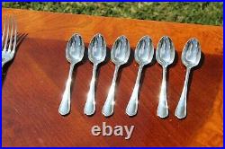 Christofle Spatours Silver Plated 24 Pieces Flatware Set for Six