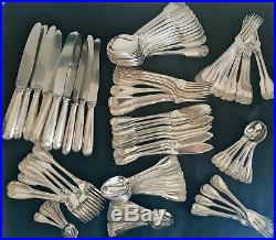Christofle Vendome Coquille Menagere 134 Pieces Metal Argente Silver Plated Ttbe